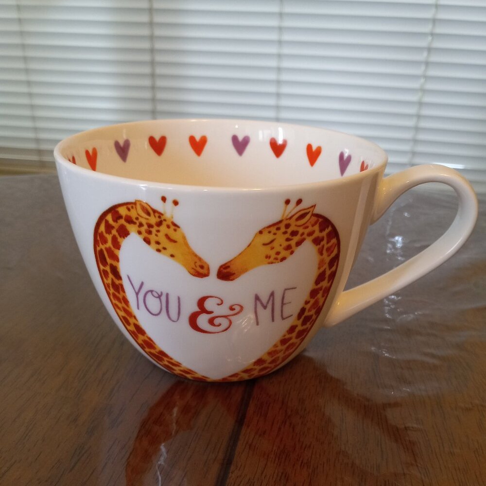 Portobello by Design Coffee/Tea Mug with giraffes 20 oz (Price for 1 mug)